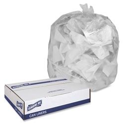 Genuine Joe Economy High-Density Can Liners, 10 gal, 1000/Box Large Trash Bags, 16 gal trash bags