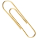 Gold Tone Paper Clips, Smooth Jumbo Size, 50/Pack - MPCAJG50