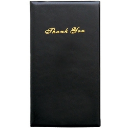 Choice Guest Check Presenter Folder, Card and Receipt Pockets, Black Check Presenter, guest check folder, guest check presenter, check folder