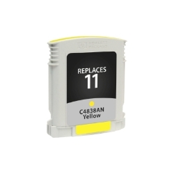 HP 11 Yellow Inkjet Cartridge (C4838AN) - Compatible HP 11 Yellow, C4838AN