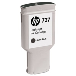 HP 727 - Ink Cartridge - Matte Black 300ml (C1Q12A) HP 727, DESIGNJET t1500 ink, C1Q12A