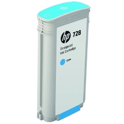 HP 728 - Ink Cartridge - Cyan 130ml (F9J67A) HP 728 ink, DESIGNJET t730 ink, HP F9J67A