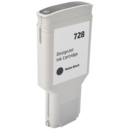 HP 728 - Ink Cartridge - Matte Black 300ml (F9J68A) - Remanufactured HP 728 ink, DESIGNJET t730 ink, HP F9J68A