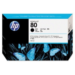 HP 80 - Ink Cartridge - Black 350ml (C4871A) HP 80, DESIGNJET 1050 ink, C4871A