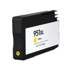 HP 951XL Yellow Inkjet Cartridge (CN048AN) - Remanufactured HP 951XL Yellow, CN048AN