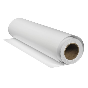 3 mil Removable White Adhesive Gloss Vinyl, 54" x 150  3 mil vinyl rolls, adhesive vinyl roll, adhesive printer paper roll, self-adhesive vinyl, adhesive water proof roll