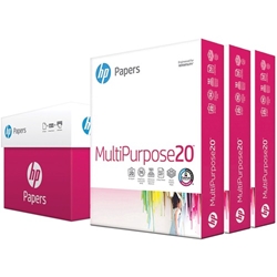 HP Multi-Purpose Copy Paper, 20 lb, 8-1/2" x 11", 1500 Sheets multipurpose paper, Paper, copy paper, hp copy paper