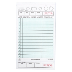 Hawaii/Alaska 2-PartCarbonless Green GC4797L Guest Checks - 2,000 Loose Checks  