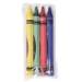 Kids' Honeycomb Restaurant Crayons 4 Pack Wrapped, 500 4-Packs - MCRAY4PKH2000