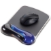 Kensington Duo Gel Wave Mouse Pad Wrist Pillow, Black and Blue - MDKDGMPWBB