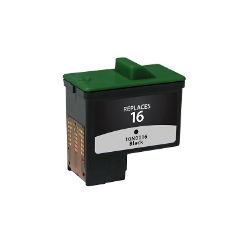 Lexmark 16 Black Inkjet Cartridge (10N0016) - Compatible Lexmark 16, 10N0016