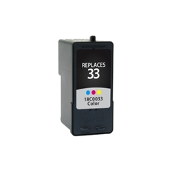 Lexmark 33 Tri-Color Inkjet Cartridge (18C0033) - Compatible Lexmark 33, 18C0033