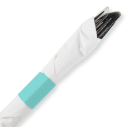 Mint Paper Napkin Band Self-Adhering Wraps