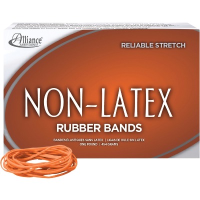 Non-Latex Rubber Bands - Size #19 - 1 lb. Box latex-free Rubber Bands, #19 rubber bands, big rubber bands