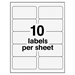 PRES-a-ply Shipping Labels, 2" x 4", White, Laser & Inkjet, 1000/Box - MLA30603