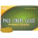 Pale Crepe Gold Rubber Bands - Size #16 - 1 lb. Box - MRBA161LB