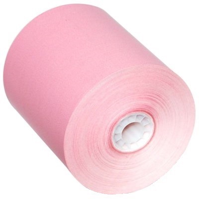 Pink Thermal Paper Rolls 3-1/8" x 220, BPA Free, 10 Rolls    3 1 8 x 220 pink thermal paper, 3 1 8 x 220 pink thermal receipt paper rolls, 3 1 8 pink thermal paper, thermal paper rolls 3 1 8, thermal receipt paper 3 1 8, 3 1 8 inch thermal paper rolls