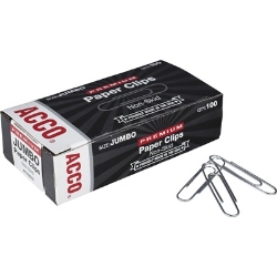Premium Jumbo Paper Clips, Non-skid Finish, Jumbo Size 1-7/8", 1000/Pack paper clips, cheap paper clips, jumbo paper clips, non-skid clips