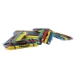 Premium Kids' Restaurant Crayons 4 Pack Wrapped, 1,000 Packs/Case - MCRAY4PK4000