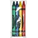 Premium Kids' Restaurant Crayons 4 Pack Wrapped, 45 Packs/Case - MCRAY4PK180
