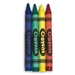 Premium Kids' Restaurant Crayons Loose Bulk 4 Colors, 3000 Total - MCRAYB3000