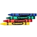 Premium Kids' Restaurant Crayons Loose Bulk 4 Colors, 3000 Total - MCRAYB3000