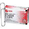 Premium Paper Clips, Non-skid Finish, #1 Size 1-9/32", 1000/Pack