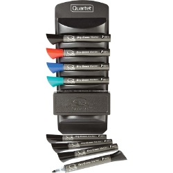 Quartet Dry-Erase Kit, Caddy, 8 Dry-Erase Markers, Eraser quartet dry erase kit, dry erase set, dry erase caddy