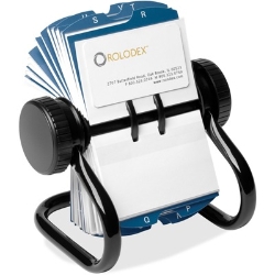 Rolodex Rotary A-Z Index Business Card Files, 400 Card Capacity Business Card Holder, Card Holder, rolodex card holder