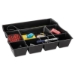 Rubbermaid Desk Drawer Organizer Tray, Black Plastic - MDRMDOT9B