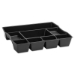 Rubbermaid Desk Drawer Organizer Tray, Black Plastic - MDRMDOT9B