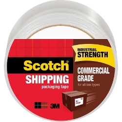 Scotch Commercial Grade Shipping Packaging Tape, 1.88" x 54.60 Yds shipping tape, packaging tape, heavy duty packing tape