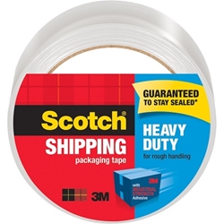 Scotch Heavy Duty Shipping Packaging Tape, 1.88" x 54.60 Yds shipping tape, packaging tape, heavy duty packing tape