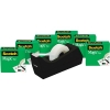 Scotch Tape Value Pack with FREE Dispenser, 6 Pack of 3/4" x 1000" Tape