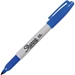 Sharpie Pen-Style Permanent Marker, Fine Tip, Blue, 12/Box - MMSPMF12BL