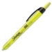 Sharpie Smear Guard Retractable Highlighters, Yellow, Chisel Tip, 12/Pack - MMSHRCY12