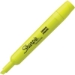 Sharpie Smear Guard Tank Style Highlighters, Yellow, Chisel Tip, 12/Pack - MMSHTCY12