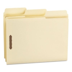 Smead SuperTab? Manila Fastener File Folders, 1/3 Tab Cut, 50/Box file folders, 1/3 cut folders, manila folders, fastener folders