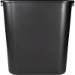 Sparco Rectangular Wastebasket, 7 gal, Black - MTSRW7B