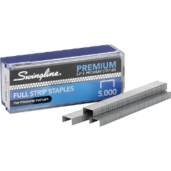 Swingline Premium Staples Chisel Point, 210 Strip, 5000/Box premium staples, swi35450