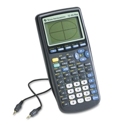  TI-83 Plus Programmable Graphing Calculator, 10-Digit LCD TI-83 Plus, Texas graphing calculator, Programmable Graphing Calculator,  TI-83