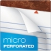TOPS Perforated Legal Pads, Wide-Ruled, White, 8 1/2" x 11 3/4", 12/Case - MNT812113412W