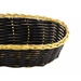 Update Oblong Bread Basket, Black/Gold, 8 1/2" - PBUO85BG