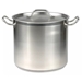 Update Stainless Steel 16 Quart Stock Pot, 11", Induction Ready - PPUSISP1116