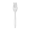 White Disposable Forks, Medium Weight, Polypropylene, 1,000/Case