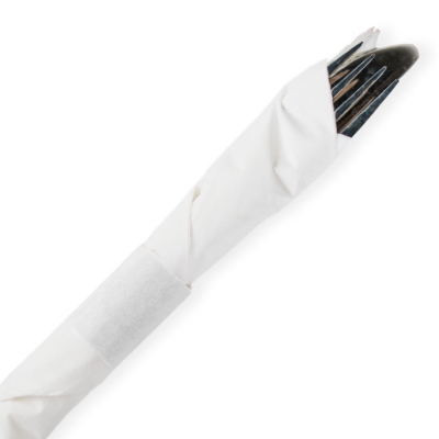 A single 1 1/2" x 4 1/4" Napkin Band